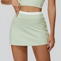 quick-Dry Yoga Running Skirt With Anti-Slip Shorts