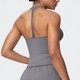 Damen Lauf V-Shaped Vest gepolstertes Slim Fit Workout Top