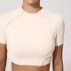 Damen Yoga T-Shirt kurzarm hochelastisches leichtes Sport Shirt