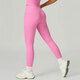 High Waist Cross Waist Yoga Leggings – Damen Gym Training Tights