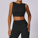 tight Fitting Yoga Bra Sports Vest For Running Gym Workouts