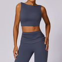 tight Fitting Yoga Bra Sports Vest For Running Gym Workouts