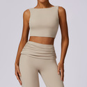 tight Fitting Yoga Bra Sports Vest For Running Gym Workouts