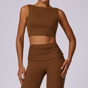 tight Fitting Yoga Bra Sports Vest For Running Gym Workouts