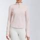 Damen Langarm Zip Yoga Jacke Slim Fit Activewear