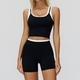 Sportliches Yoga Set Mit Crop Top Und High Waist Leggings