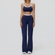 Sportliches Yoga Set Mit Crop Top Und High Waist Leggings