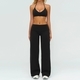 two Piece Yoga Set With Chest Pad Sports Bra High Waist Gym Stretch Pilates
