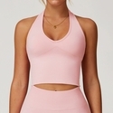 women's Summer Breathable Yoga Sports Bra With Gathers