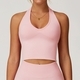 Damen Sommer Atmungsaktiver Yoga Sport-BH Mit Raffungen