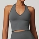 Damen Sommer Atmungsaktiver Yoga Sport-BH Mit Raffungen