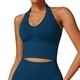 Damen Sommer Atmungsaktiver Yoga Sport-BH Mit Raffungen