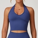 women's Summer Breathable Yoga Sports Bra With Gathers