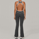 Damen Backless Sports Jumpsuit Yoga Lauf Bodysuit