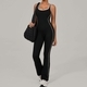 Damen Backless Sports Jumpsuit Yoga Lauf Bodysuit