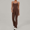 women’S Backless Sports Jumpsuit Yoga Running Bodysuit