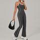 Damen Backless Sports Jumpsuit Yoga Lauf Bodysuit