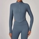 women's Long Sleeve Slim Yoga Jacket With Stand Up Collar