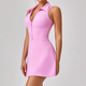 women's Sleeveless Tennis Dress With Built-In Shorts