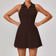 women's Sleeveless Tennis Dress With Built-In Shorts