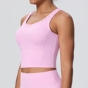 Damen Schnelltrocknend Ärmellos Workout Tank Top Für Yoga & Gym