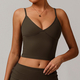 adjustable Strap Sports Vest Women Yoga Bra Breathable Shock Proof Gym Workout Top