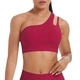 One Shoulder Push Up Sport-BH Yoga Laufen Workout BH