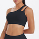 One Shoulder Push Up Sport-BH Yoga Laufen Workout BH