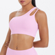 One Shoulder Push Up Sport-BH Yoga Laufen Workout BH