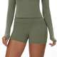 High Waist Biker Shorts für Damen – Peach Laufen Yoga Fitness Shorts