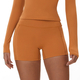 High Waist Biker Shorts für Damen – Peach Laufen Yoga Fitness Shorts