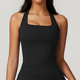 Rückenfreies Yoga Tank Top mit herausnehmbaren Cups