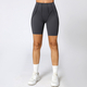 high Waisted Yoga Shorts Women Tight Fitting Hip Lifting Sports Running Training Quick Dry