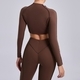Langarm Activewear Top für Damen Yoga Pilates Gym Workout