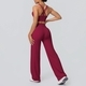 yoga Set Cross Shoulder Strap Bra High Waist Pants Gym Vest