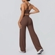 yoga Set Cross Shoulder Strap Bra High Waist Pants Gym Vest