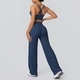 yoga Set Cross Shoulder Strap Bra High Waist Pants Gym Vest