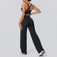 yoga Set Cross Shoulder Strap Bra High Waist Pants Gym Vest