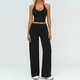 two-Piece Sports Vest Set For Women - Shockproof Fitness Tank Top & Running Tracksuit