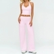 two-Piece Sports Vest Set For Women - Shockproof Fitness Tank Top & Running Tracksuit
