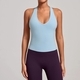 women’S Breathable Shockproof Sports Vest With Padded Bra