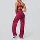 one-Shoulder Yoga Set High Waist Pants Bra Suit