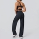 one-Shoulder Yoga Set High Waist Pants Bra Suit
