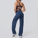 one-Shoulder Yoga Set High Waist Pants Bra Suit