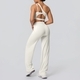 one-Shoulder Yoga Set High Waist Pants Bra Suit