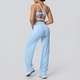 one-Shoulder Yoga Set High Waist Pants Bra Suit