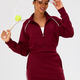 color Block Waist Cinching Short Sports Jacket
