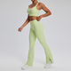 women’S Yoga Tracksuit Set With Zipper Long Sleeve Bodysuit And Shorts