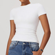 women’S Short Sleeve Yoga Crop Top – Running & Workout Tee