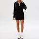 long Sport Jacket Set Women Yoga Slimming Fitness Active Wear